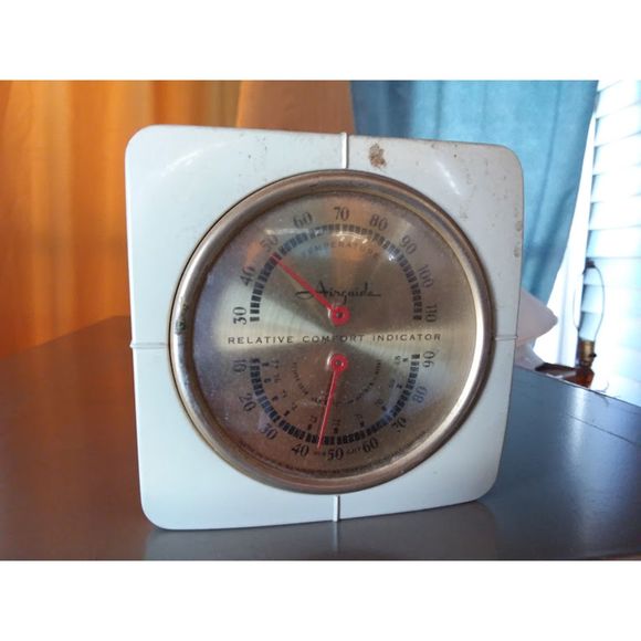 Airguide Weather Station USA Thermometer Hygrometer Desktop White - Picture 2 of 4